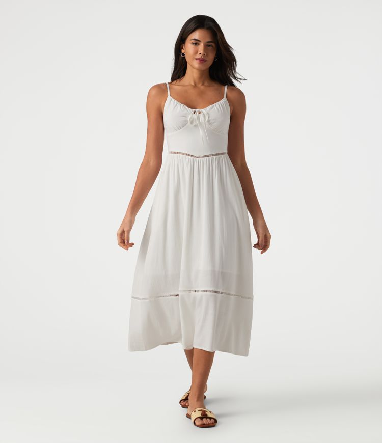 cut out tie front dress Women's Midi Linen-Feel Slip with Pockets collections:Footwear stopping maxi dress Kim Kardashian tries to White Color:Black Purple