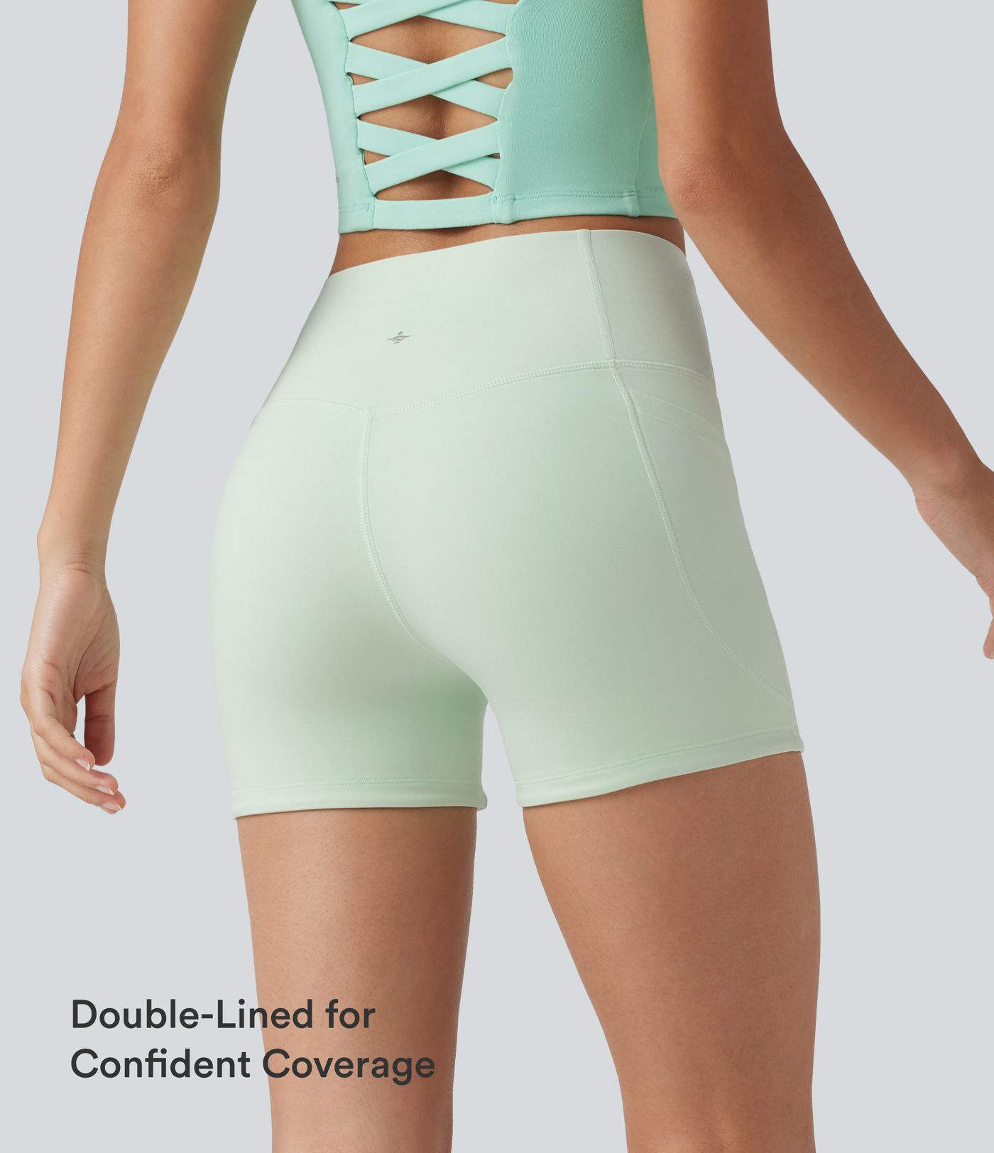 Halara UltraSculpt™ High Waisted Tummy Control Shaping Training Biker Shorts 3'' with Pockets Halara UltraSculpt™ High Waisted Tummy Control Shaping Training Biker Shorts 3'' with Pockets