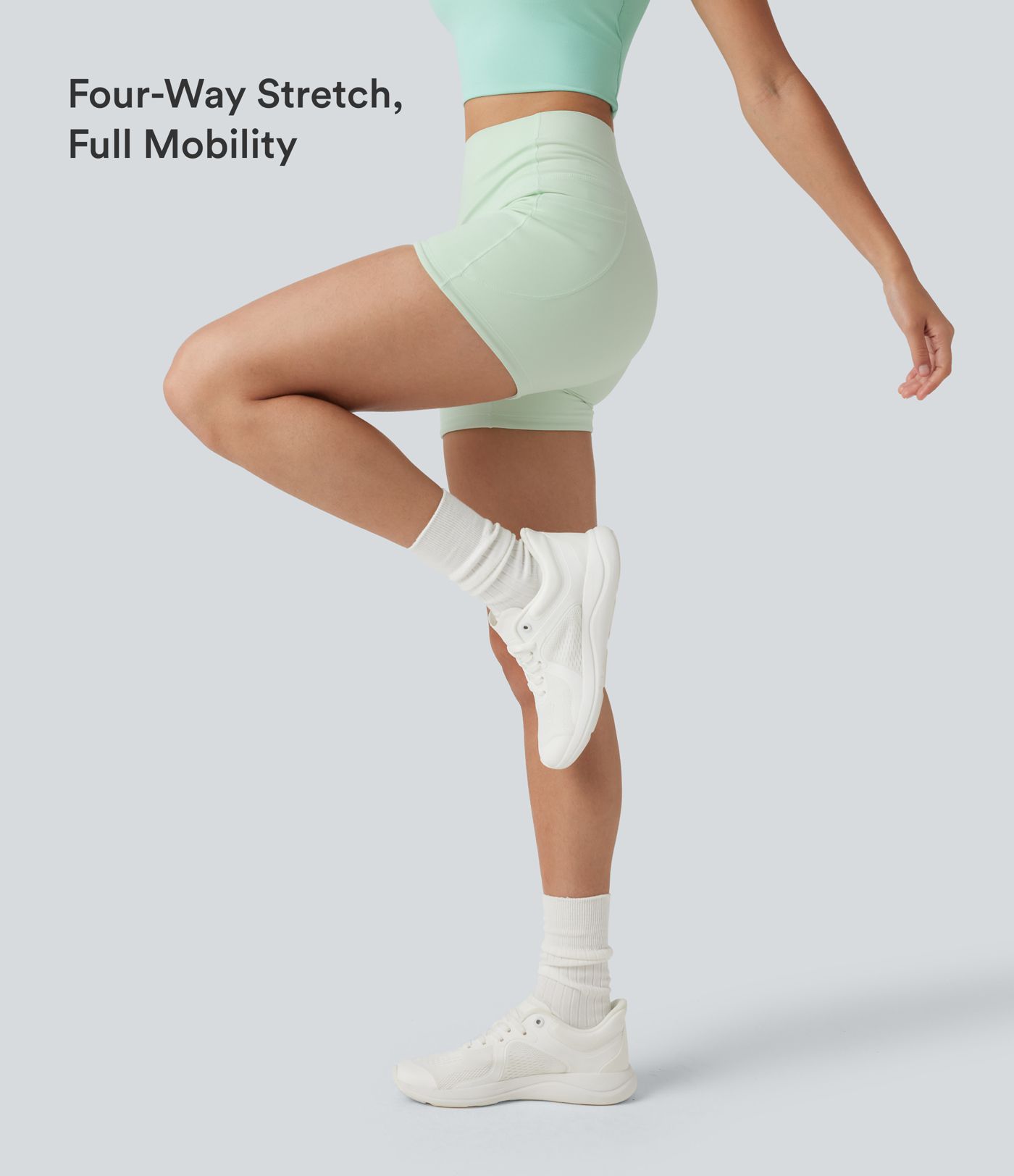 Halara UltraSculpt™ High Waisted Tummy Control Shaping Training Biker Shorts 3'' with Pockets Halara UltraSculpt™ High Waisted Tummy Control Shaping Training Biker Shorts 3'' with Pockets
