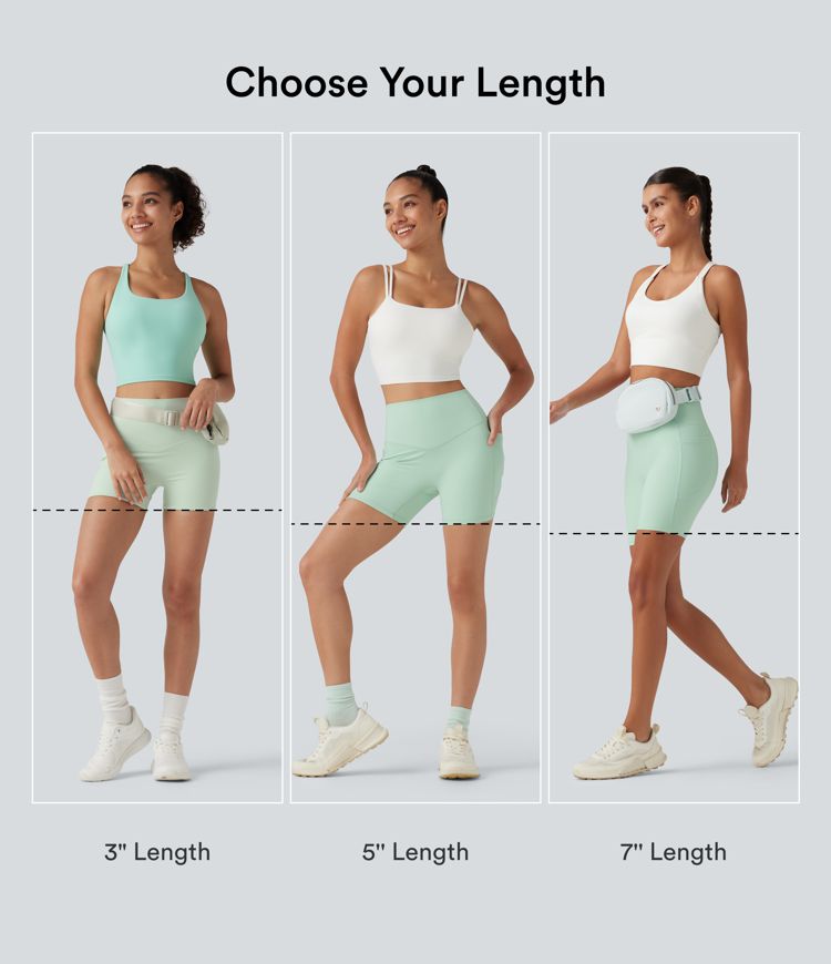Halara UltraSculpt™ High Waisted Tummy Control Shaping Training Biker Shorts 3'' with Pockets Halara UltraSculpt™ High Waisted Tummy Control Shaping Training Biker Shorts 3'' with Pockets