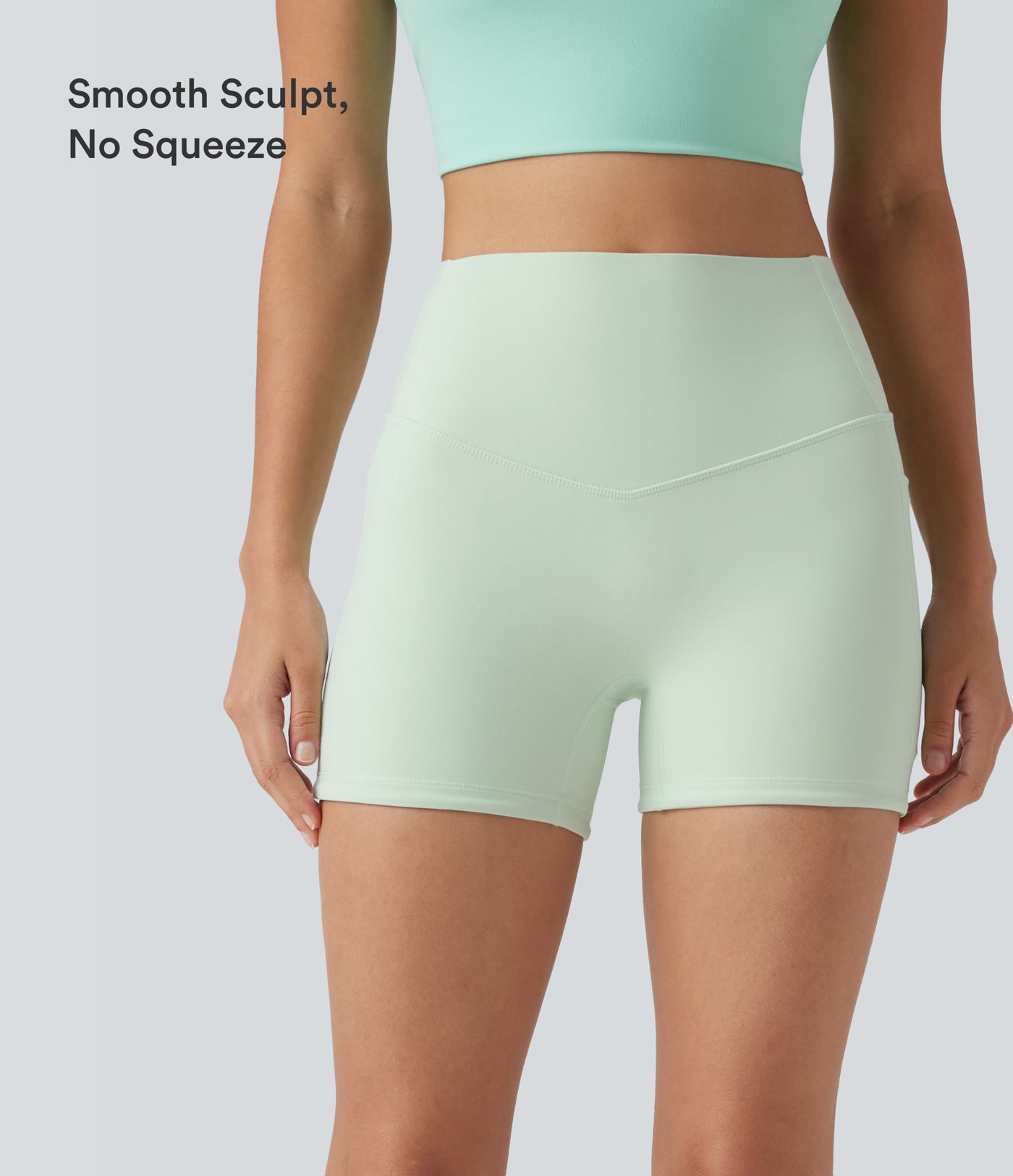 Halara UltraSculpt™ High Waisted Tummy Control Shaping Training Biker Shorts 3'' with Pockets Halara UltraSculpt™ High Waisted Tummy Control Shaping Training Biker Shorts 3'' with Pockets