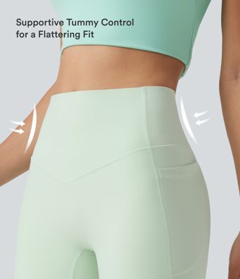 Halara UltraSculpt™ High Waisted Tummy Control Shaping Training Biker Shorts 3'' with Pockets Halara UltraSculpt™ High Waisted Tummy Control Shaping Training Biker Shorts 3'' with Pockets