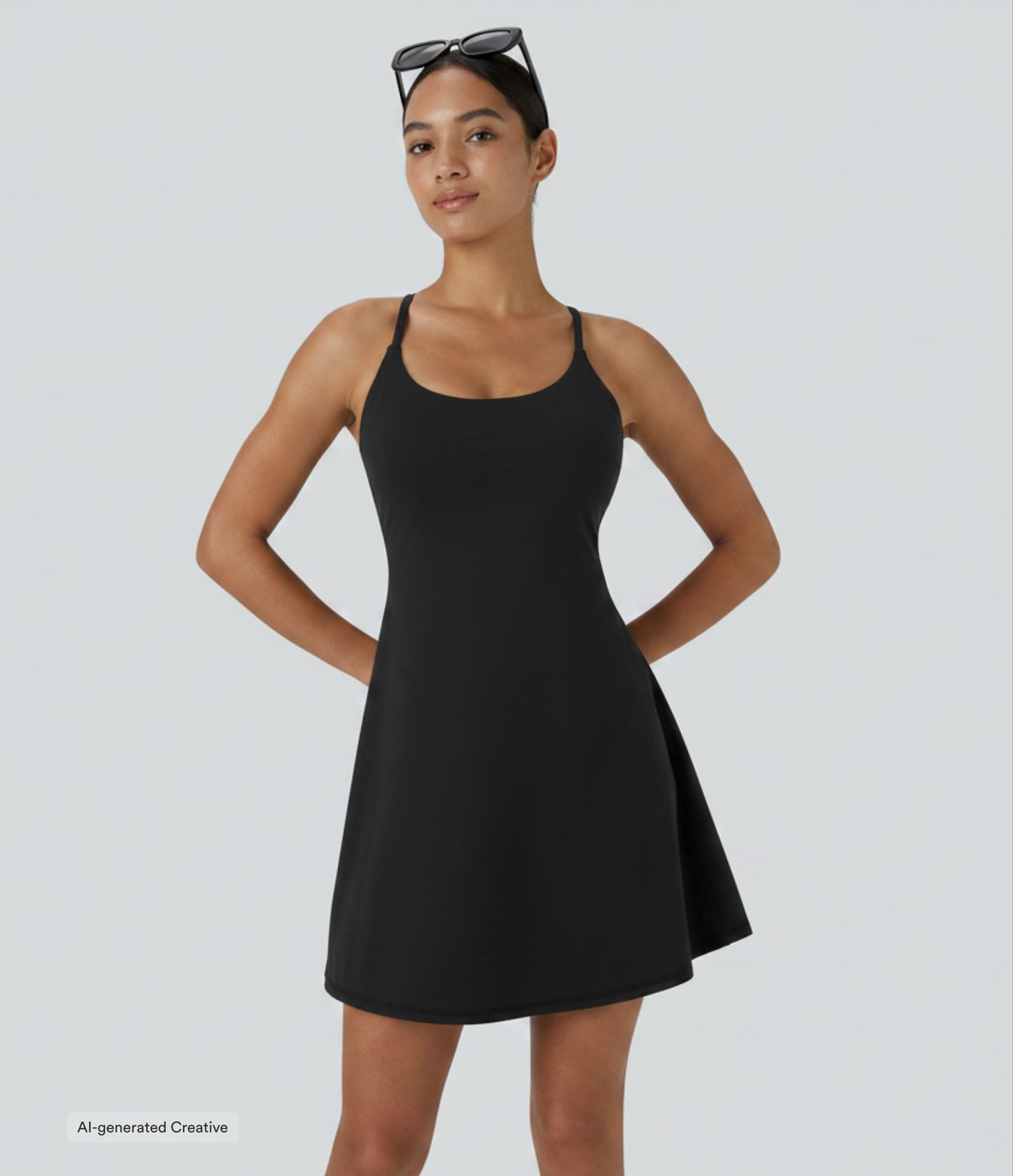SoftlyZero™ Plush Backless Active Dress
