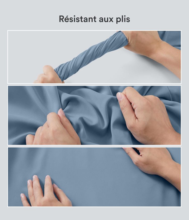 Blouse esprit bureau oversize défroissage facile, col V et manches courtes Blouse esprit bureau oversize défroissage facile, col V et manches courtes