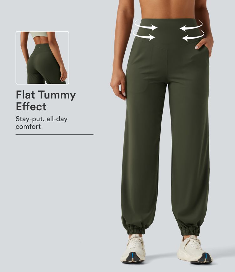 Halara UltraSculpt™ - Schmal zulaufende Yoga-Jogginghose mit hohem Bund, Seitentaschen und Bauchkontrolle Halara UltraSculpt™ - Schmal zulaufende Yoga-Jogginghose mit hohem Bund, Seitentaschen und Bauchkontrolle