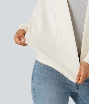 Veste décontractée ouverte à manches longues