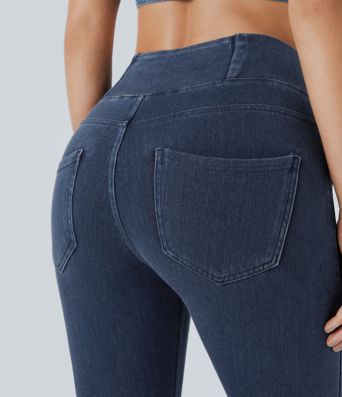 Halara Flex™ High Waisted Crossover Pockets  Work Jeggings