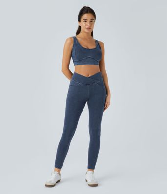 Halara Flex™ High Waisted Crossover Pockets  Work Jeggings