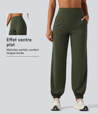 Jogging de yoga Halara UltraSculpt™ taille haute gainant coupe fuselée avec poches Jogging de yoga Halara UltraSculpt™ taille haute gainant coupe fuselée avec poches