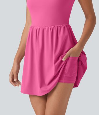 Softlyzero™ Plush - Lässiges 2-in-1 Minikleid mit Herzausschnitt, Seitentaschen und integriertem BH - Easy Peezy Edition, B-E Cups Softlyzero™ Plush - Lässiges 2-in-1 Minikleid mit Herzausschnitt, Seitentaschen und integriertem BH - Easy Peezy Edition, B-E Cups