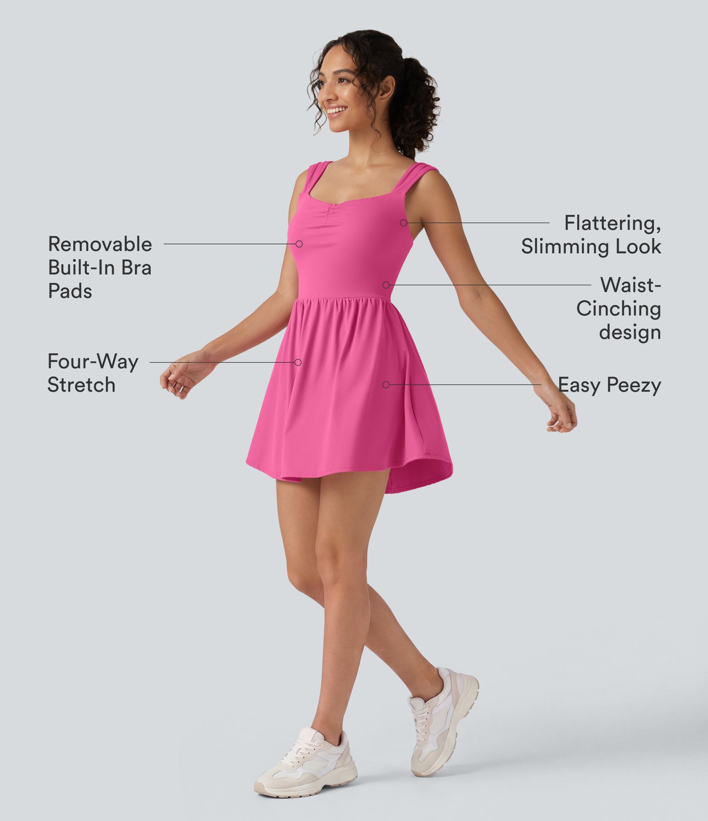 Softlyzero™ Plush Sweetheart Neck Built-in Bra 2-in-1 Mini Casual Dress with Pockets-Easy Peezy Edition B-E Cups Softlyzero™ Plush Sweetheart Neck Built-in Bra 2-in-1 Mini Casual Dress with Pockets-Easy Peezy Edition B-E Cups