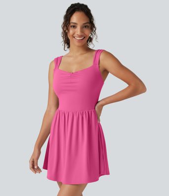 Softlyzero™ Plush - Lässiges 2-in-1 Minikleid mit Herzausschnitt, Seitentaschen und integriertem BH - Easy Peezy Edition, B-E Cups Softlyzero™ Plush - Lässiges 2-in-1 Minikleid mit Herzausschnitt, Seitentaschen und integriertem BH - Easy Peezy Edition, B-E Cups