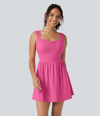 Softlyzero™ Plush - Lässiges 2-in-1 Minikleid mit Herzausschnitt, Seitentaschen und integriertem BH - Easy Peezy Edition, B-E Cups Softlyzero™ Plush - Lässiges 2-in-1 Minikleid mit Herzausschnitt, Seitentaschen und integriertem BH - Easy Peezy Edition, B-E Cups