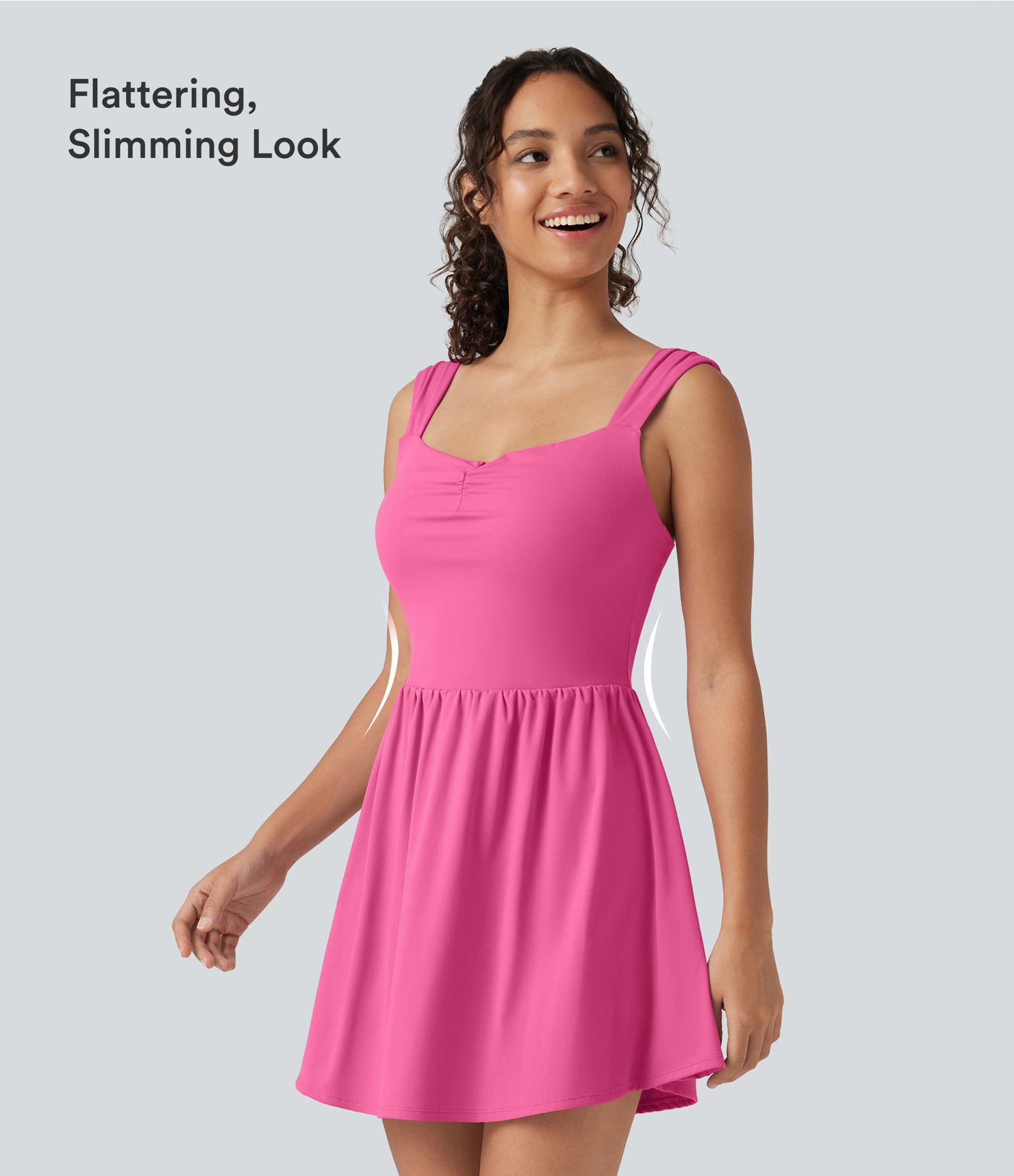 Softlyzero™ Plush Sweetheart Neck Built-in Bra 2-in-1 Mini Casual Dress with Pockets-Easy Peezy Edition B-E Cups Softlyzero™ Plush Sweetheart Neck Built-in Bra 2-in-1 Mini Casual Dress with Pockets-Easy Peezy Edition B-E Cups