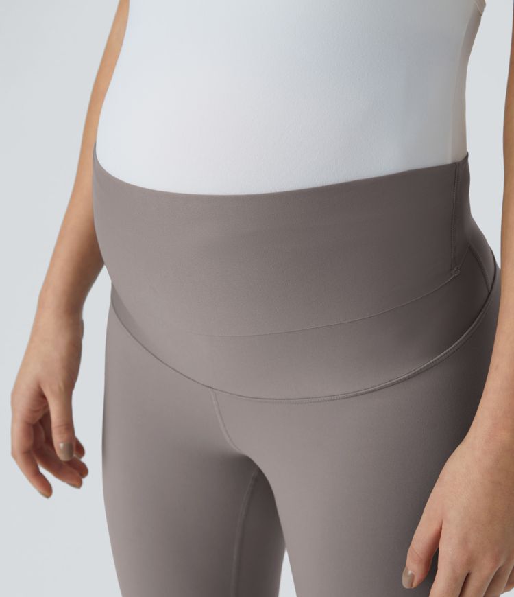 Legging 7/8 de yoga de maternité Softlyzero™ à taille très haute - Protection UPF50+ Legging 7/8 de yoga de maternité Softlyzero™ à taille très haute - Protection UPF50+