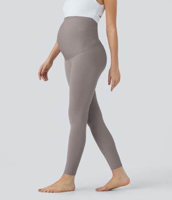 Legging 7/8 de yoga de maternité Softlyzero™ à taille très haute - Protection UPF50+ Legging 7/8 de yoga de maternité Softlyzero™ à taille très haute - Protection UPF50+
