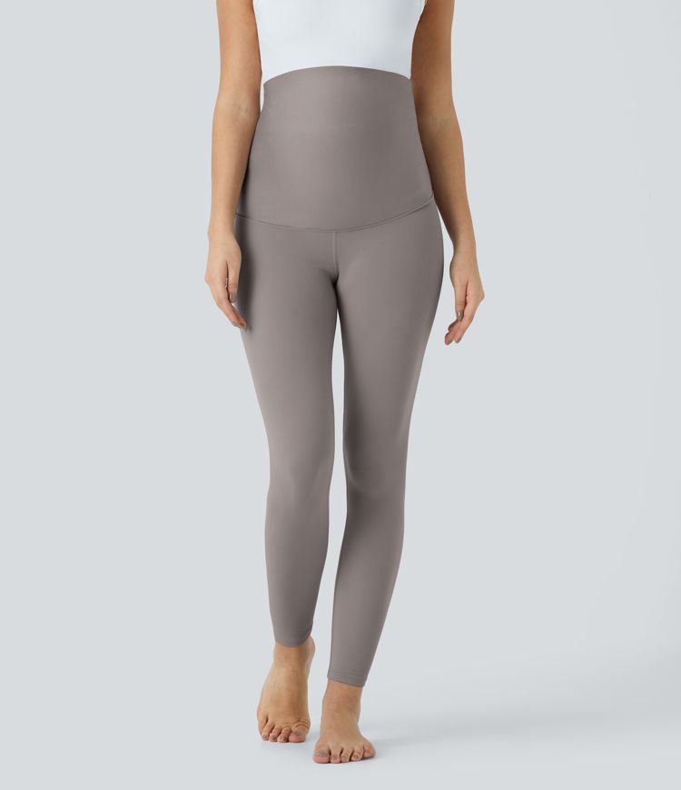 Legging 7/8 de yoga de maternité Softlyzero™ à taille très haute - Protection UPF50+ Legging 7/8 de yoga de maternité Softlyzero™ à taille très haute - Protection UPF50+