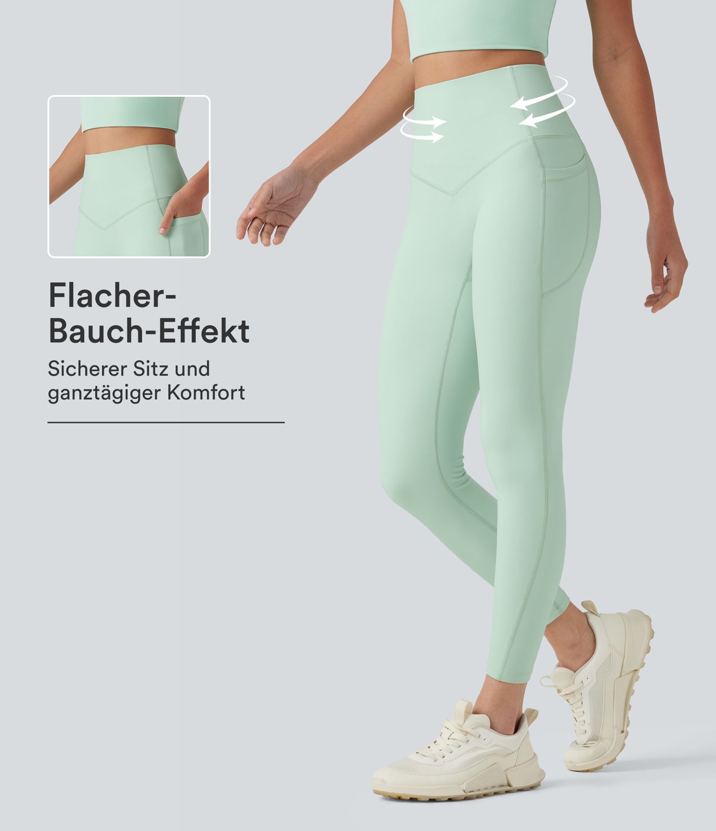 Halara UltraSculpt™ - Formende Sport-Leggings mit hohem Bund, Seitentaschen und Bauchkontrolle Halara UltraSculpt™ - Formende Sport-Leggings mit hohem Bund, Seitentaschen und Bauchkontrolle