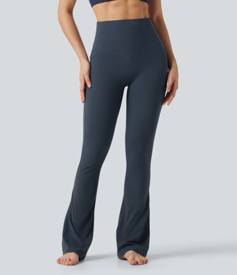 Legging de yoga bootcut Halara UltraSculpt™ taille haute gainant avec poches Legging de yoga bootcut Halara UltraSculpt™ taille haute gainant avec poches