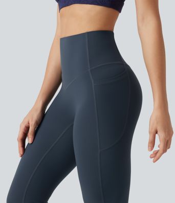 Legging de yoga bootcut Halara UltraSculpt™ taille haute gainant avec poches Legging de yoga bootcut Halara UltraSculpt™ taille haute gainant avec poches