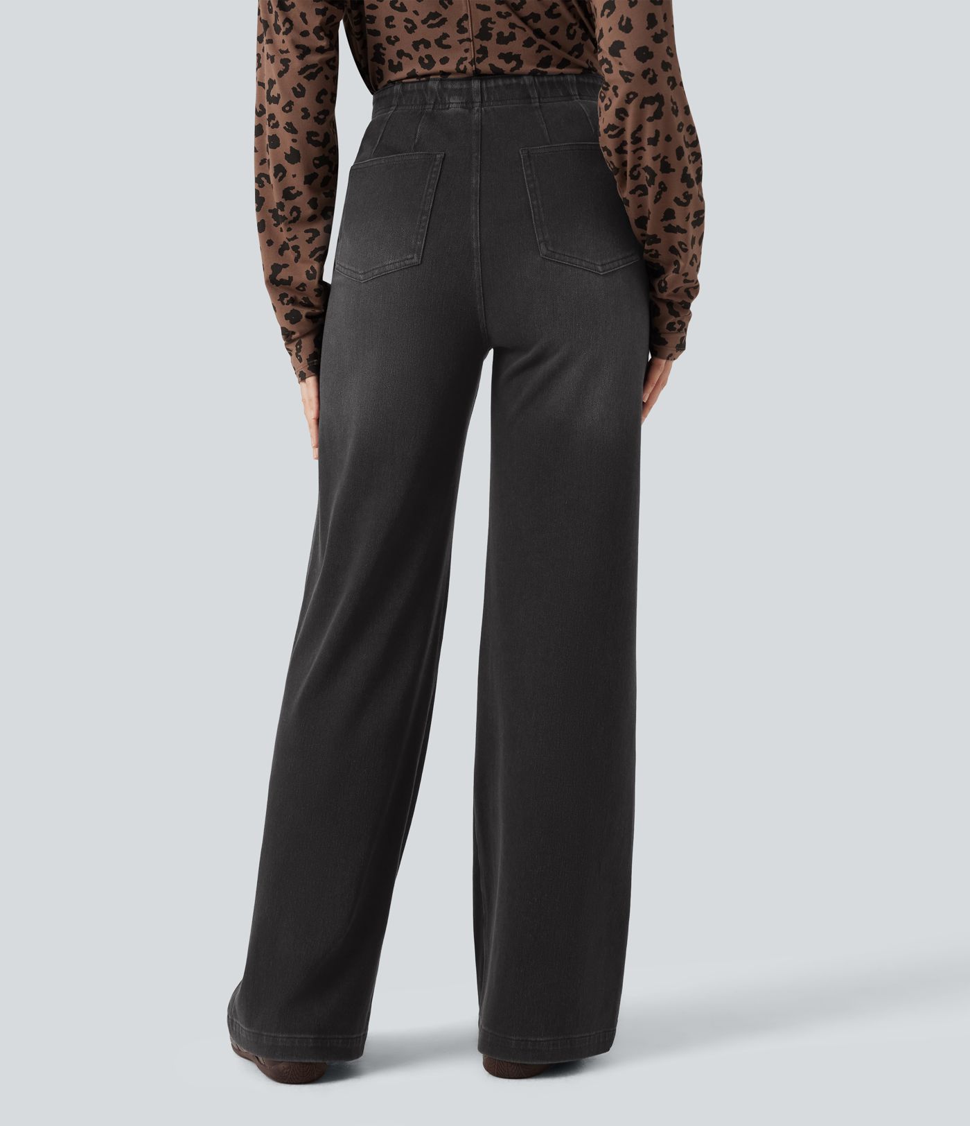 Halara Flex™ High Waisted Wide Leg Jeans with Pockets