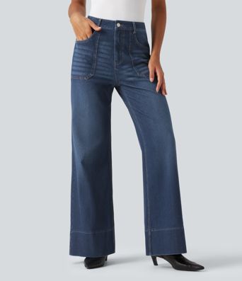 Jean flare Halara Flex™ taille haute avec poches