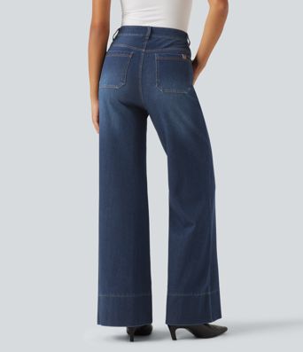 Jean flare Halara Flex™ taille haute avec poches
