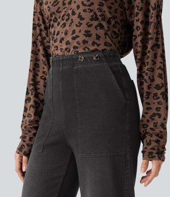 Halara Flex™ High Waisted Wide Leg Jeans with Pockets
