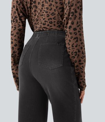 Halara Flex™ High Waisted Wide Leg Jeans with Pockets