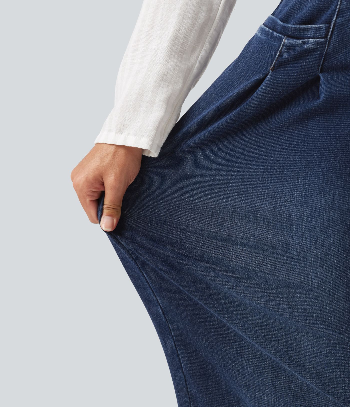 Halara Flex™ jean décontracté taille haute à jambe large avec poches