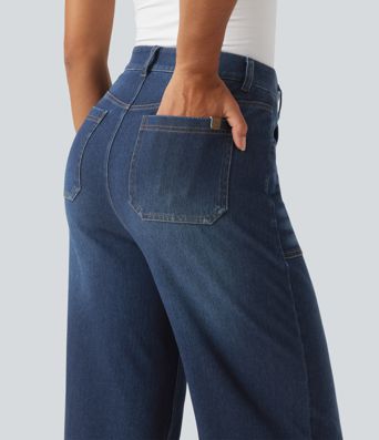 Jean flare Halara Flex™ taille haute avec poches