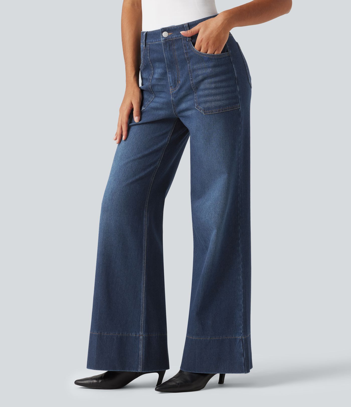 Jean flare Halara Flex™ taille haute avec poches