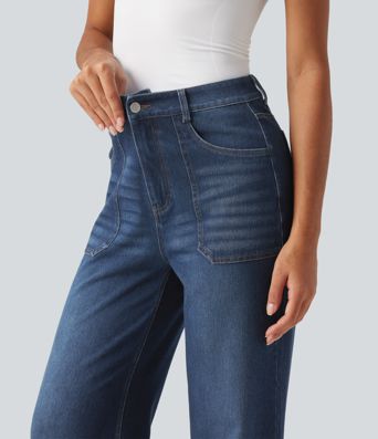 Jean flare Halara Flex™ taille haute avec poches
