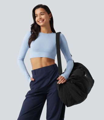 Handheld Crossbody Duffle Bag