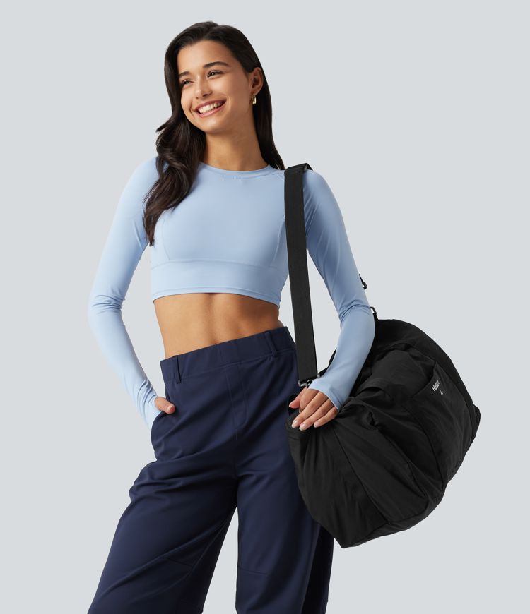 Handheld Crossbody Duffle Bag