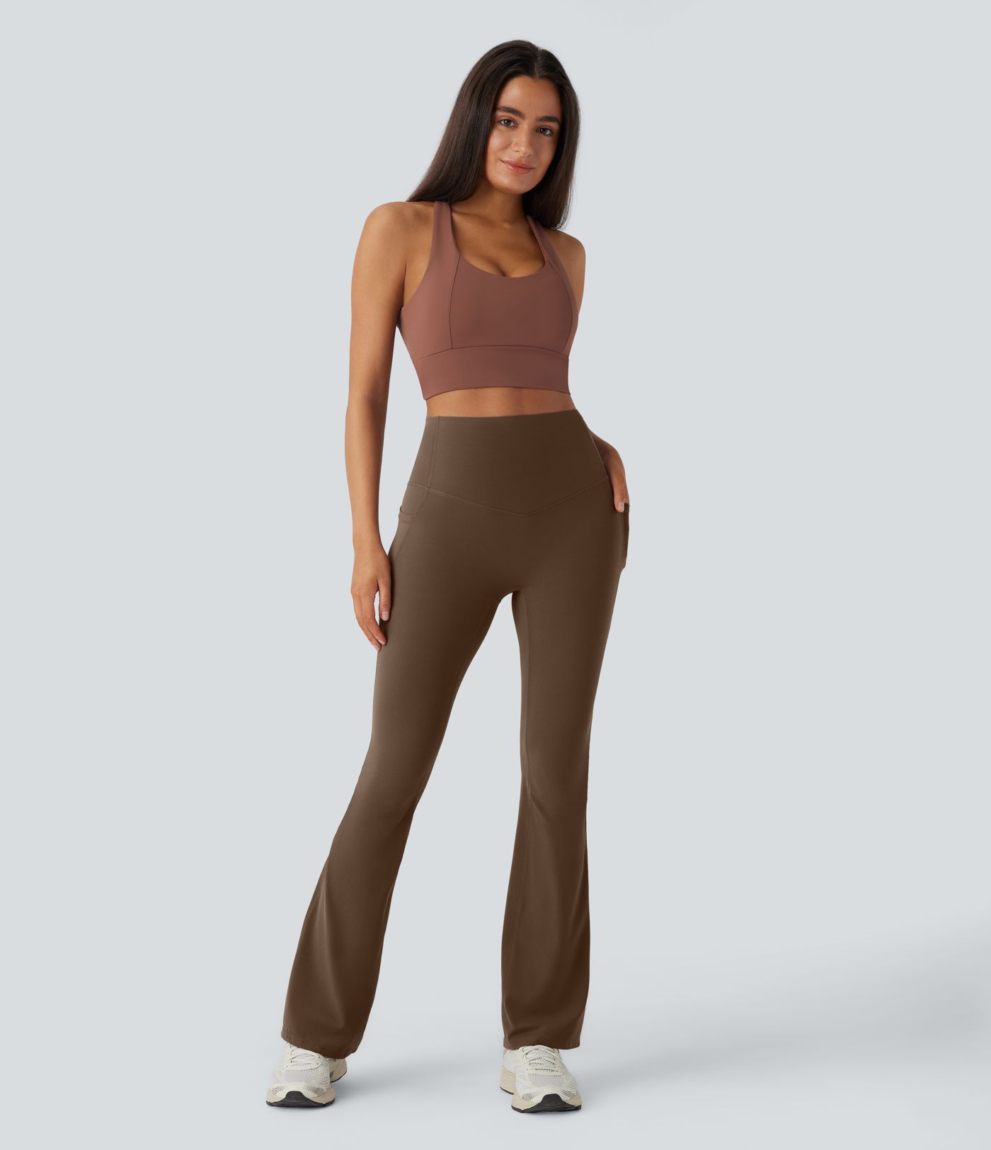 Halara UltraSculpt™ High Waisted Tummy Control Pocket Shaping Yoga Bootcut Leggings Halara UltraSculpt™ High Waisted Tummy Control Pocket Shaping Yoga Bootcut Leggings