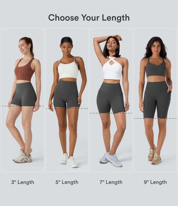 Halara UltraSculpt™ High Waisted Tummy Control Pocket Shaping Training Biker Shorts 9'' Halara UltraSculpt™ High Waisted Tummy Control Pocket Shaping Training Biker Shorts 9''