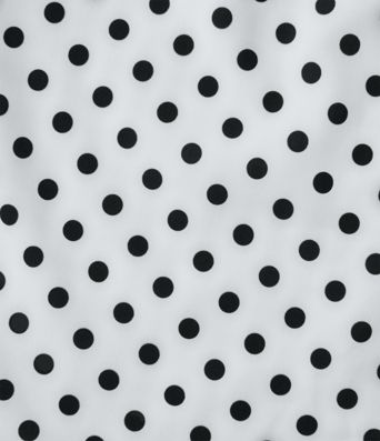 Robe midi à pois col V avec manches courtes, lien côté et poches Robe midi à pois col V avec manches courtes, lien côté et poches