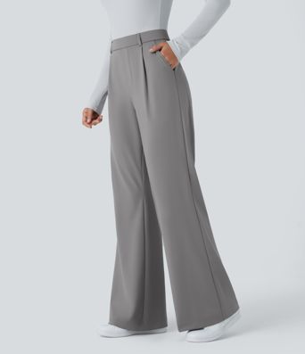 Halara Flex™ DayStretch High Waisted Pocket Work Flare Pants Halara Flex™ DayStretch High Waisted Pocket Work Flare Pants
