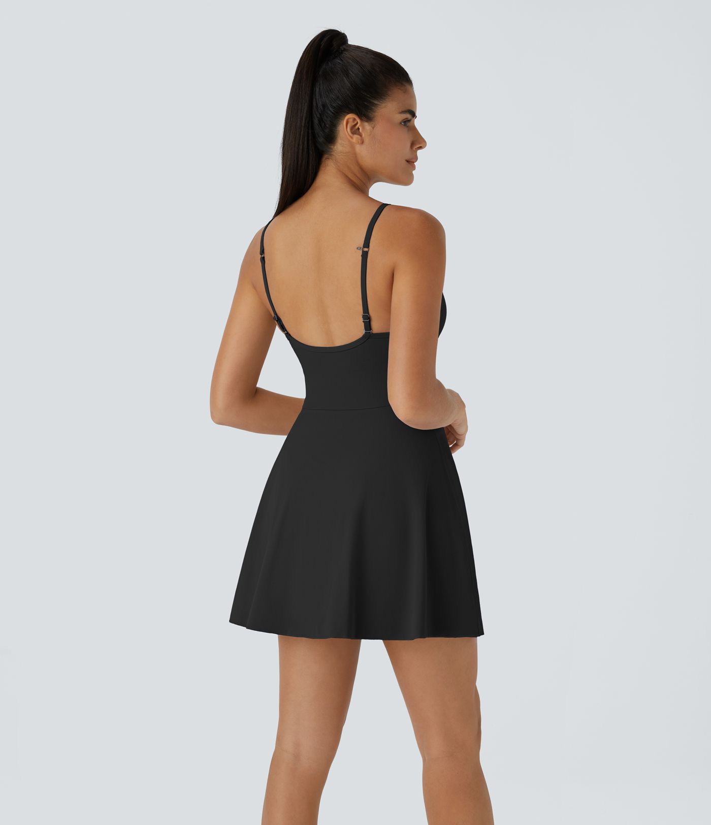 SoftlyZero™ Plush 2-in-1 Pocket Mini Slip Dance Active Dress