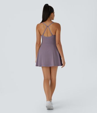 Softlyzero™ plüschiges, rückenfreies Mini-Slipkleid mit verstellbaren Trägern und 2-in-1-Tasche für Tanz und Sport Softlyzero™ plüschiges, rückenfreies Mini-Slipkleid mit verstellbaren Trägern und 2-in-1-Tasche für Tanz und Sport