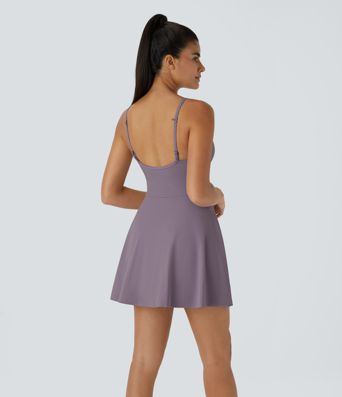 Softlyzero™ plüschiges, rückenfreies Mini-Slipkleid mit verstellbaren Trägern und 2-in-1-Tasche für Tanz und Sport Softlyzero™ plüschiges, rückenfreies Mini-Slipkleid mit verstellbaren Trägern und 2-in-1-Tasche für Tanz und Sport