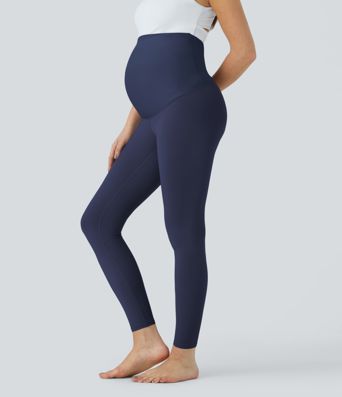 Softlyzero™ Schwangerschafts-Yoga-Leggings mit superhohem Bund und 7/8-Länge Softlyzero™ Schwangerschafts-Yoga-Leggings mit superhohem Bund und 7/8-Länge