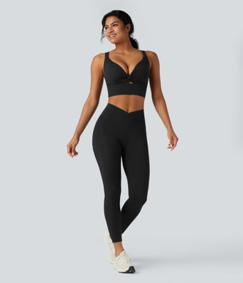 Halara UltraSculpt™ Light Support Molded Cups Push-Up Women Yoga Push-Up Sports Bra Top Halara UltraSculpt™ Light Support Molded Cups Push-Up Women Yoga Push-Up Sports Bra Top
