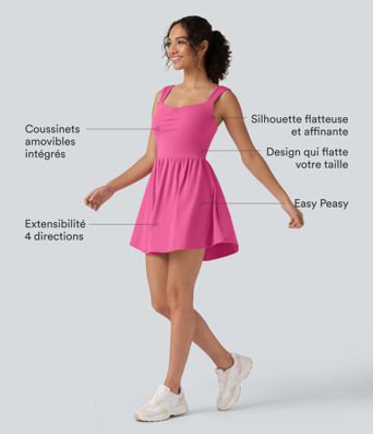 Robe-short mini SoftlyZero™ Plush à encolure cœur avec coussinets amovibles, poches et bonnets B à E, accès facile Easy Peasy Robe-short mini SoftlyZero™ Plush à encolure cœur avec coussinets amovibles, poches et bonnets B à E, accès facile Easy Peasy