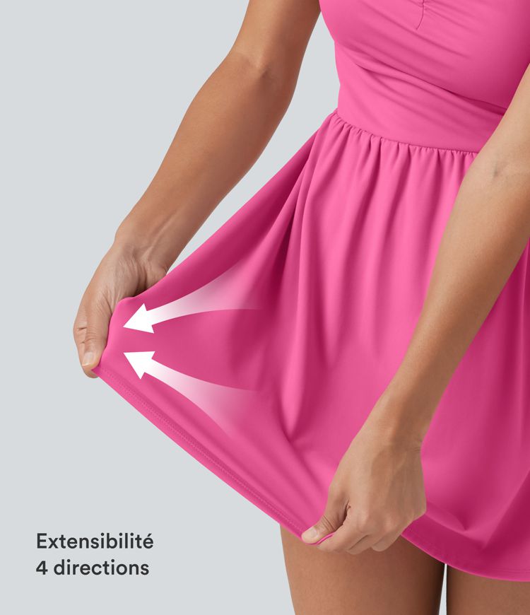 Robe-short mini SoftlyZero™ Plush à encolure cœur avec coussinets amovibles, poches et bonnets B à E, accès facile Easy Peasy Robe-short mini SoftlyZero™ Plush à encolure cœur avec coussinets amovibles, poches et bonnets B à E, accès facile Easy Peasy
