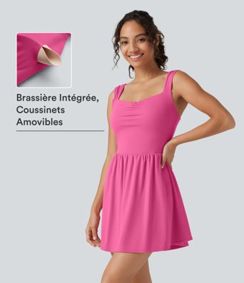 Robe-short mini SoftlyZero™ Plush à encolure cœur avec coussinets amovibles, poches et bonnets B à E, accès facile Easy Peasy Robe-short mini SoftlyZero™ Plush à encolure cœur avec coussinets amovibles, poches et bonnets B à E, accès facile Easy Peasy