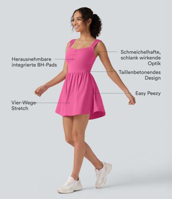 Softlyzero™ Plush - Lässiges 2-in-1 Minikleid mit Herzausschnitt, Seitentaschen und integriertem BH - Easy Peezy Edition, B-E Cups Softlyzero™ Plush - Lässiges 2-in-1 Minikleid mit Herzausschnitt, Seitentaschen und integriertem BH - Easy Peezy Edition, B-E Cups