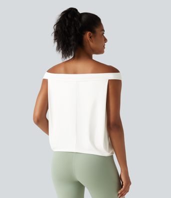 Haut de sport InstantCool à épaules dénudées, protection solaire UPF50+ Haut de sport InstantCool à épaules dénudées, protection solaire UPF50+