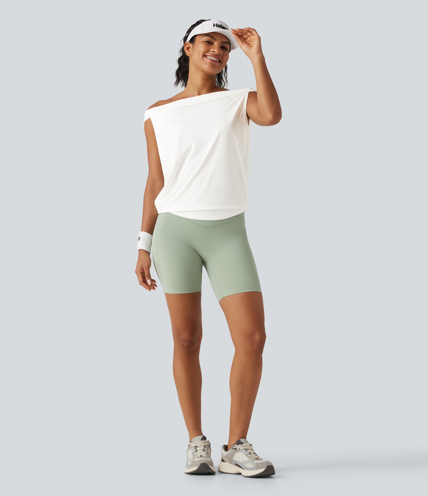 Haut de sport InstantCool à épaules dénudées, protection solaire UPF50+ Haut de sport InstantCool à épaules dénudées, protection solaire UPF50+